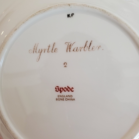Spode Bone China Myrtle Warbler Plate/Bowl - Picture 4 of 4